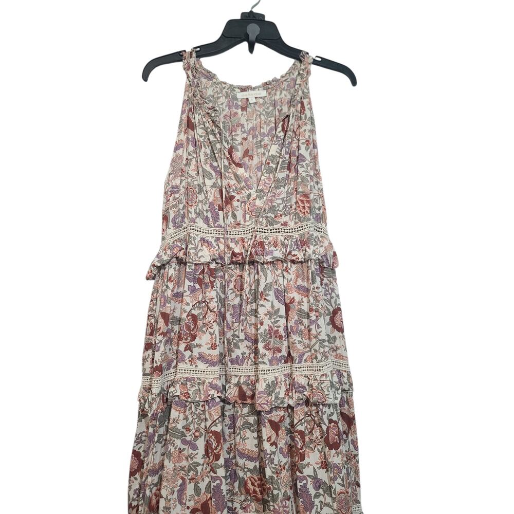 Love the Label Helena Maxi Dress S Floral Tiered Lace Cotton LLS21-6633 - Picture 3 of 7